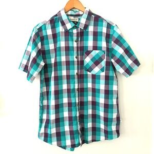 Magellan Magshield Outdoors Plaid Button‎ Down Shirt Mens Medium  Casual
